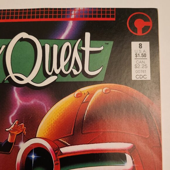 Jonny Quest #8 (1987) Comico Comics, Ken Steacy, Wrap-Around Cover, NM - Picture 4 of 14